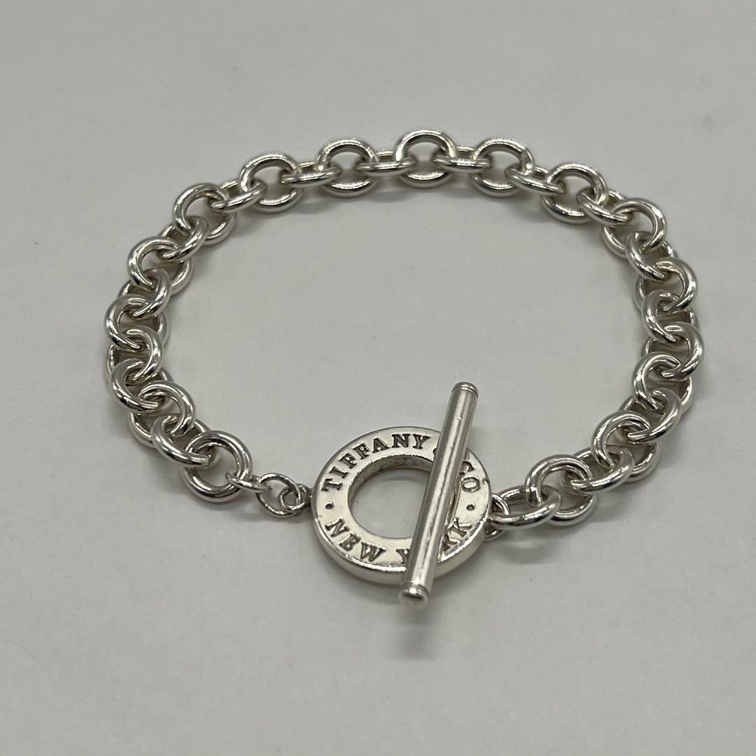 ティファニー TIFFANY ドーナツリンク トグル ブレスレット Ag925