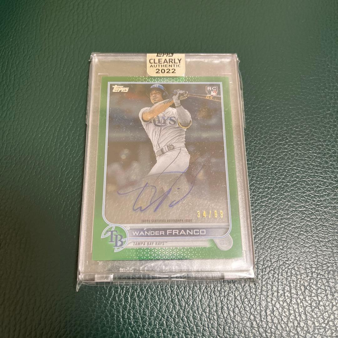 特価！topps スーパースター　wander Francoルーキーサインカード