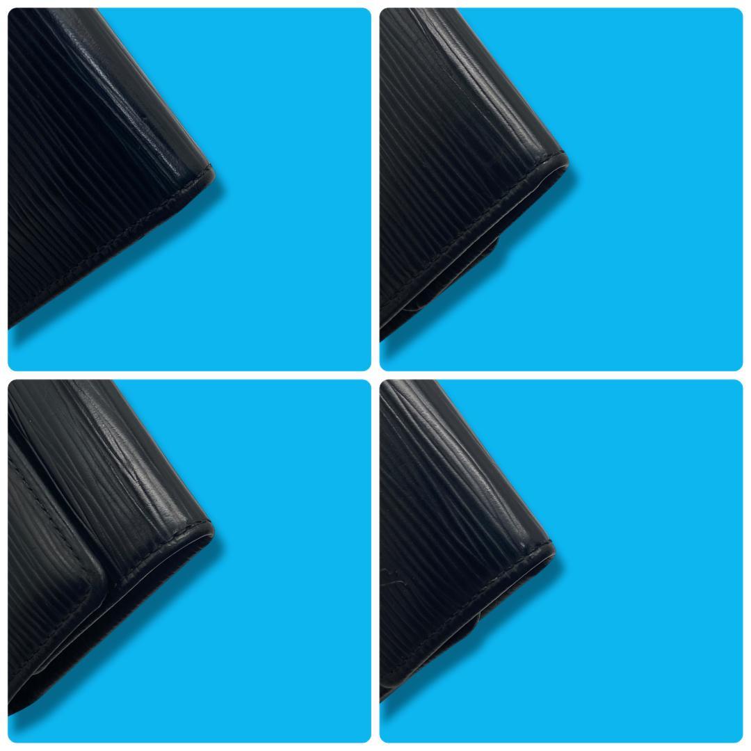 《美品》 ルイヴィトン エピ 6連キーケース ミュルティクレ6 ノワール