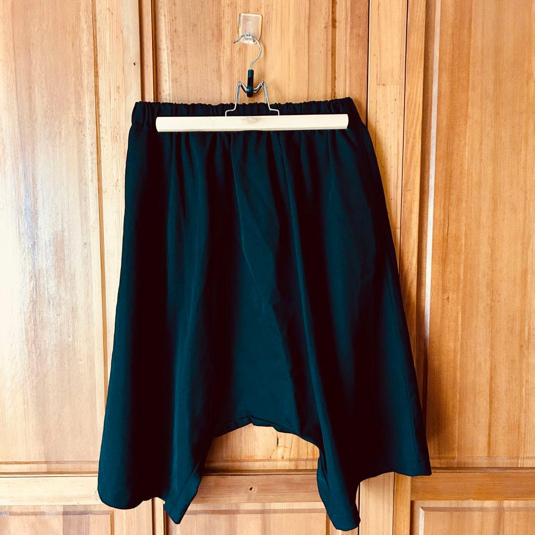 コムデギャルソン・コムデギャルソン サルエルショートパンツ 黒サイズS