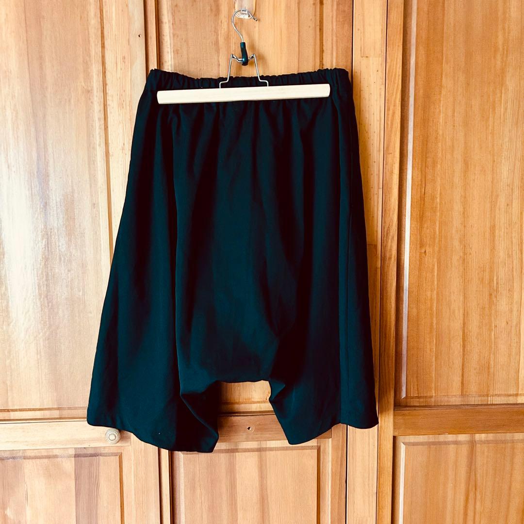 コムデギャルソン・コムデギャルソン サルエルショートパンツ 黒サイズS