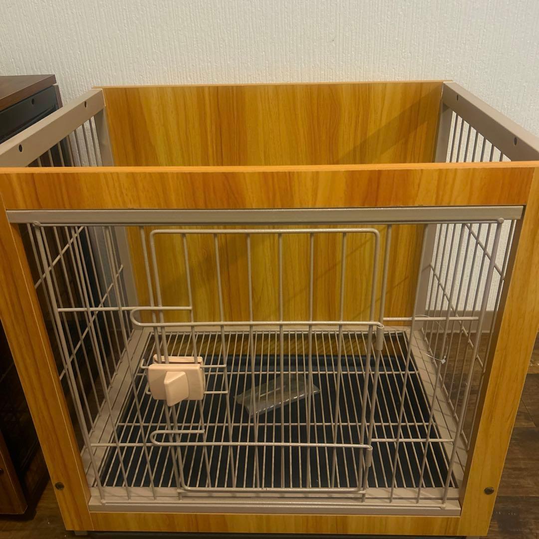 インテリアウッド ペットサークル 木製 Sサイズ 小型犬向 店舗展示品 未使用