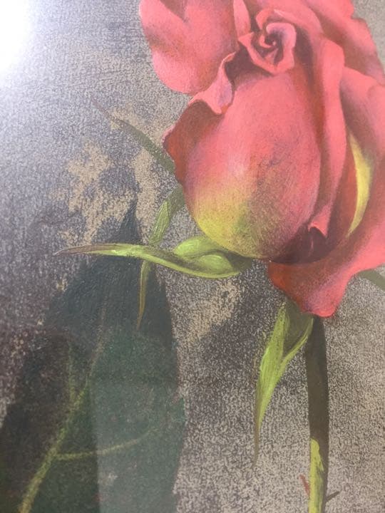 絵画 森下武 バラ