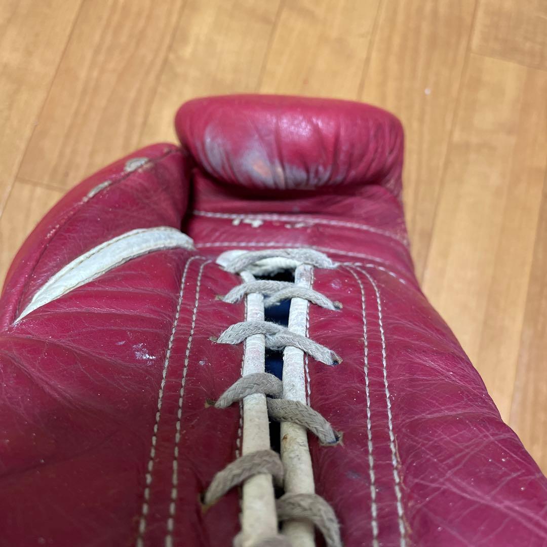 Winning ボクシンググローブ 赤 紐タイプ　14オンス