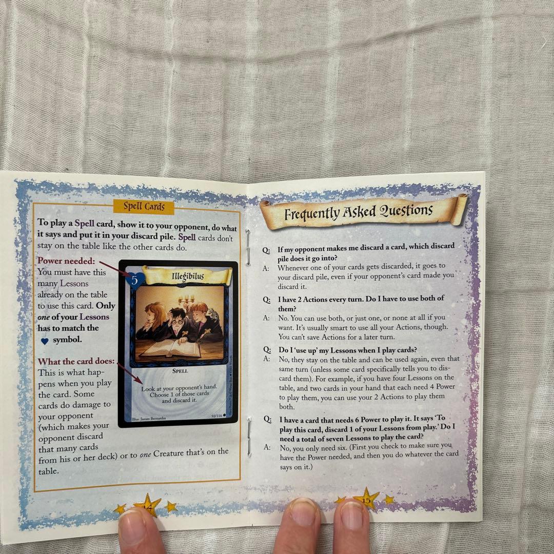 ハリーポッター　トレーディングカードゲーム