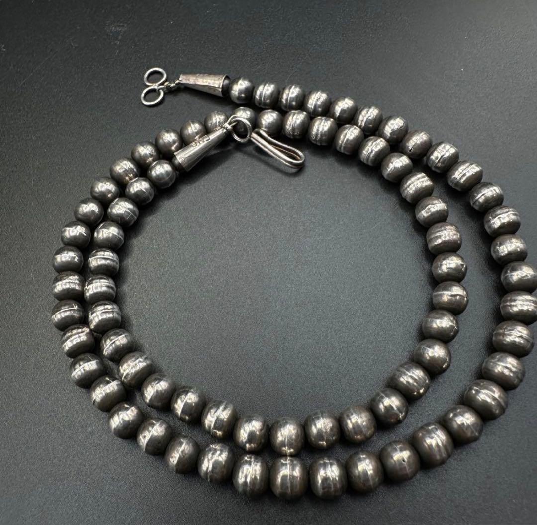 エリッカニコラスビゲイ　ナバホパールネックレス 6mm/50cm