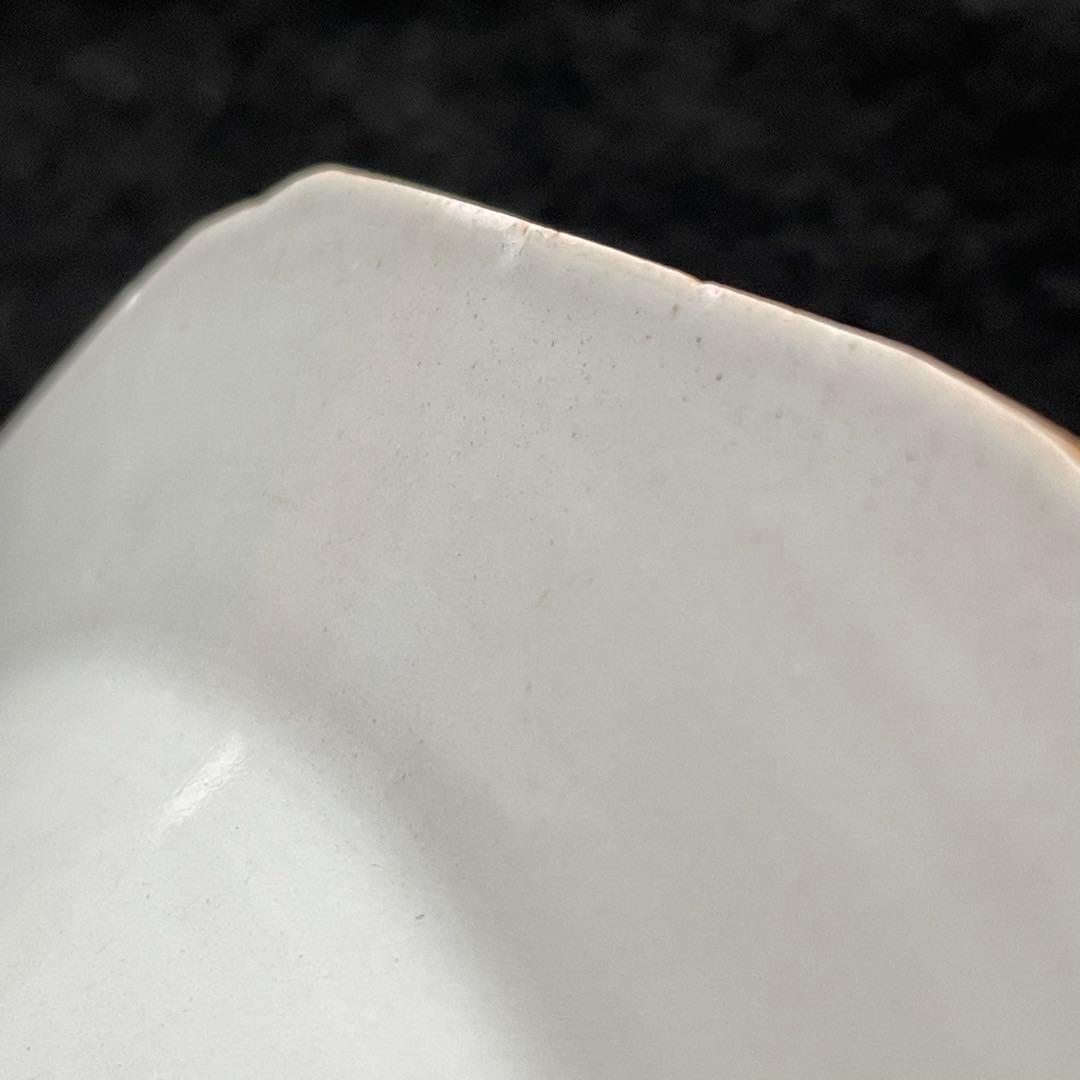 粉彩花柄中皿 清朝 景徳鎮 22cm 中国古玩