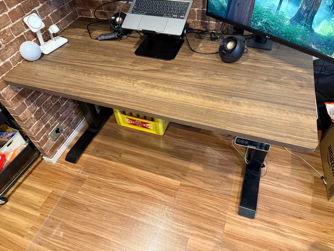 FLEXISPOT（フレキシポスト） 昇降デスク E7 ケーブルホルダー付