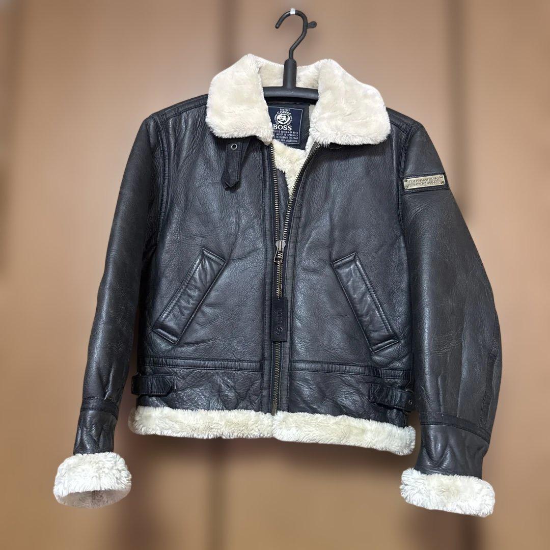 未使用　サントリーBOSS 2000年限定B-3フライトジャケット ボスジャン