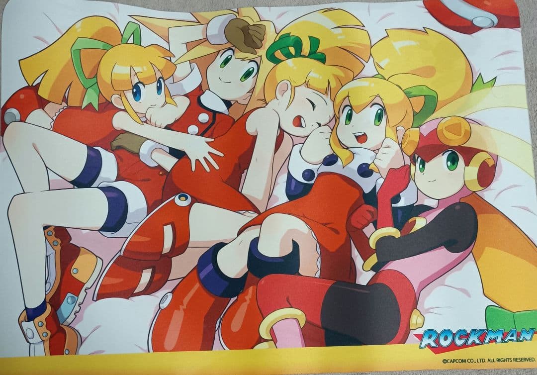 キャラクター万能ラバーマット ロックマン 「ロール！ロール！ロール！」 プレマ