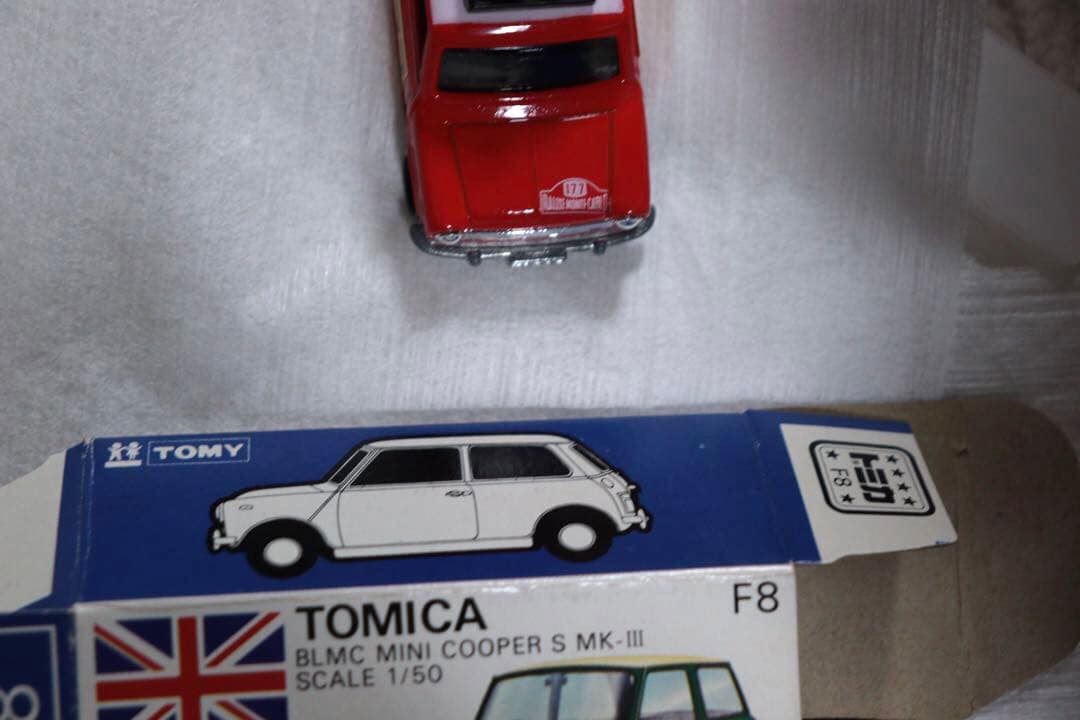 日本製　トミカ　外国車シリーズ　BLMC ミニ　クーパー　マークIII F8