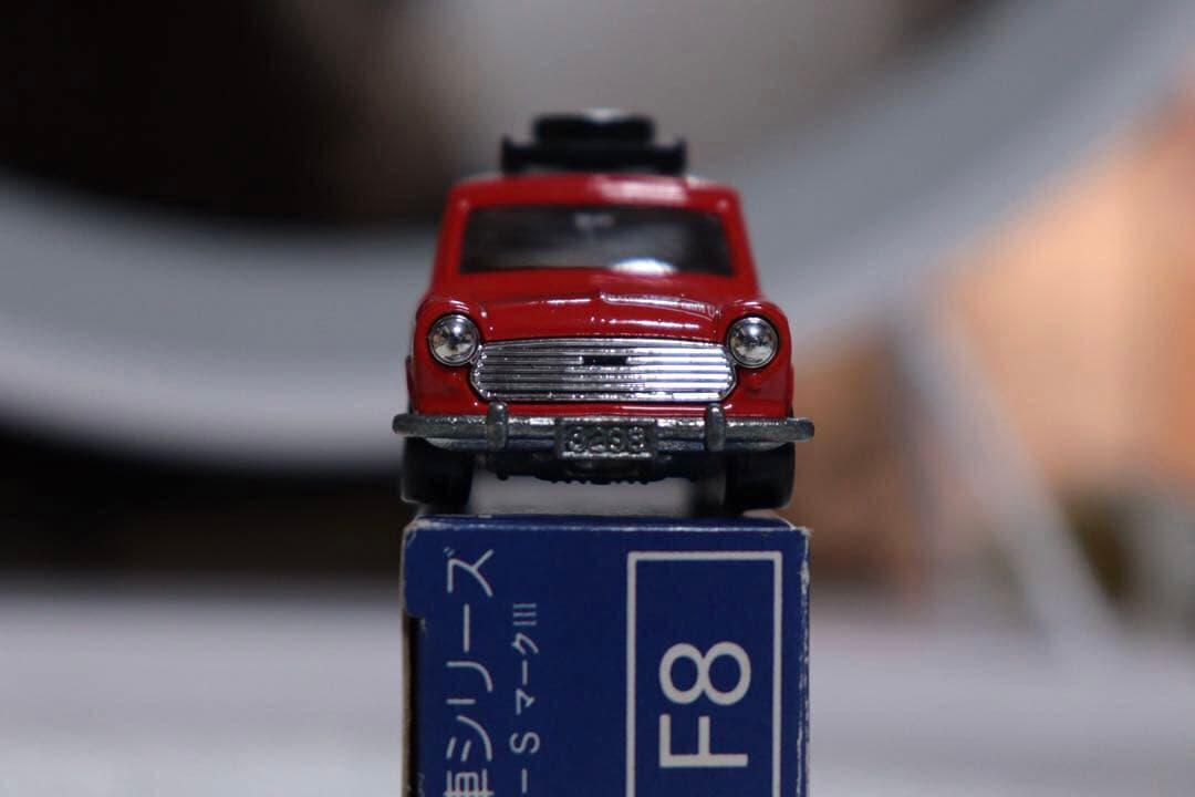 日本製　トミカ　外国車シリーズ　BLMC ミニ　クーパー　マークIII F8