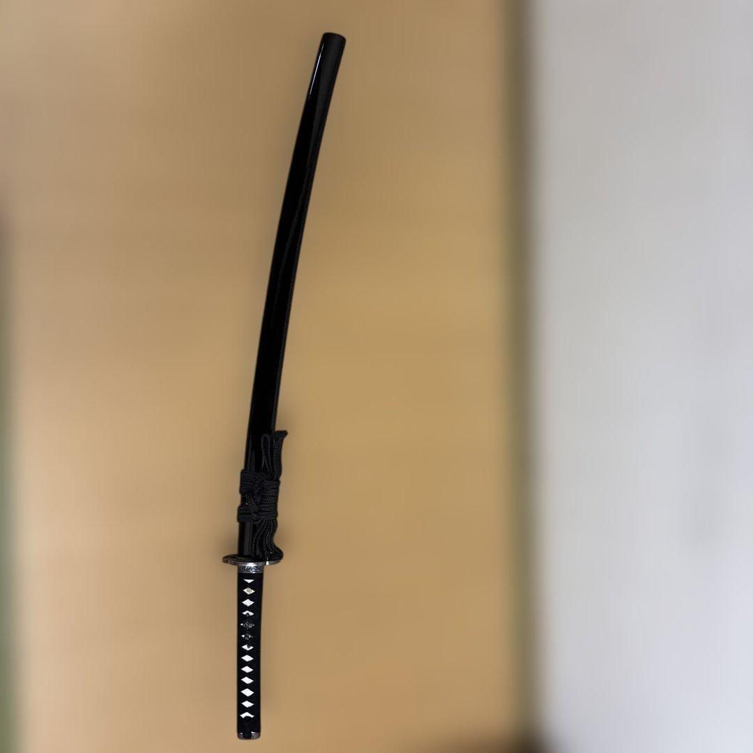 模造刀 湾曲刃 黒い柄