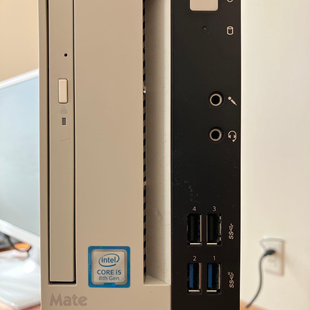 NEC デスクトップパソコン　i5-8400/メモリ8g/SSD新品256