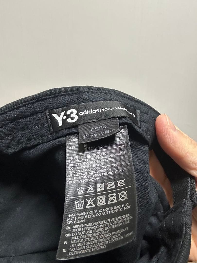 Y3 キャップ　adidas yohji yamamoto