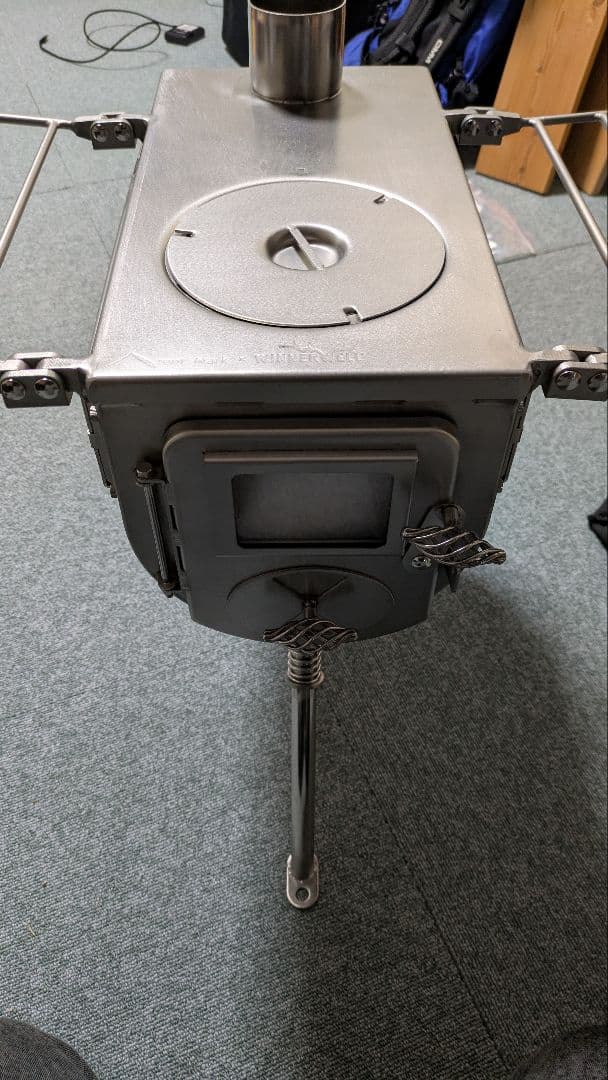 テンマクデザイン　ウッドストーブサイドビューM パイプオーブンセット