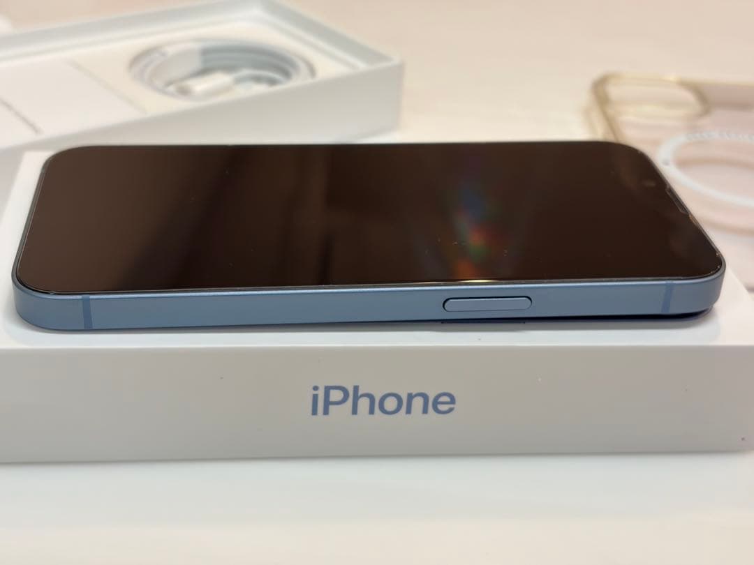 【電池100%】Apple iPhone 14 ブルー 本体 512GB