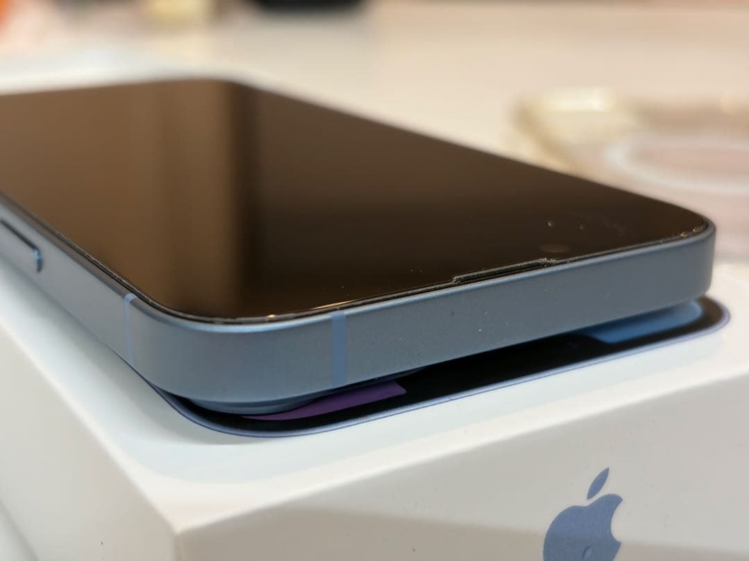 【電池100%】Apple iPhone 14 ブルー 本体 512GB