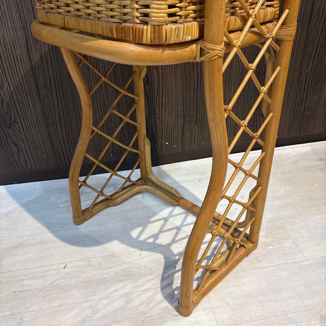 ラタン ドレッサー　スツール　鏡台　椅子　化粧台　家具 イス