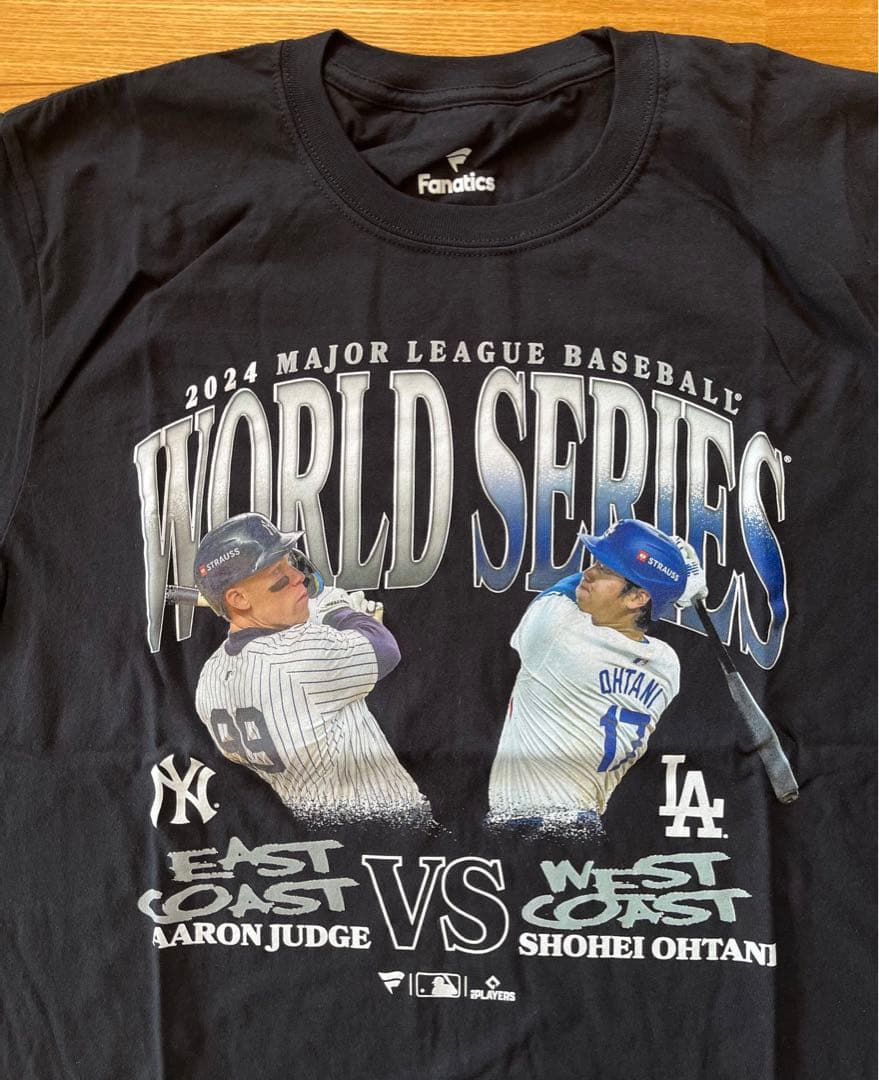 【現地購入・限定デザイン】“激レアWS記念”大谷&ジャッジ新品TシャツLサイズ