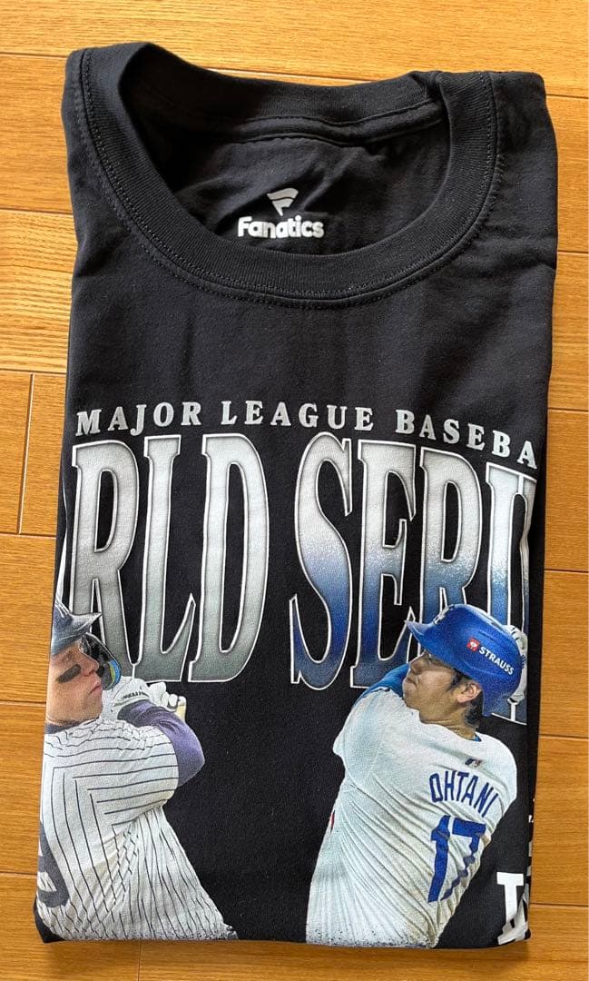 【現地購入・限定デザイン】“激レアWS記念”大谷&ジャッジ新品TシャツLサイズ