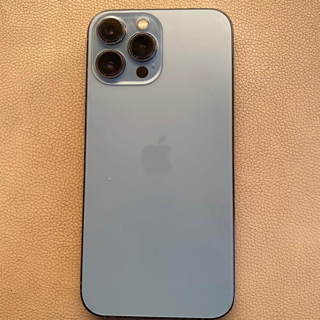 Apple iPhone 13 pro max 美しい品 ブルー 本体