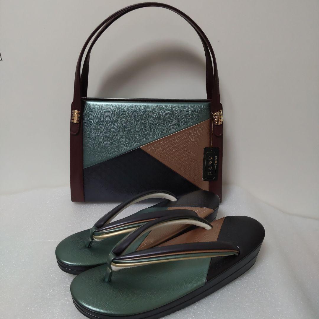 ✡️「最高級」和装用バッグと草履セット新品