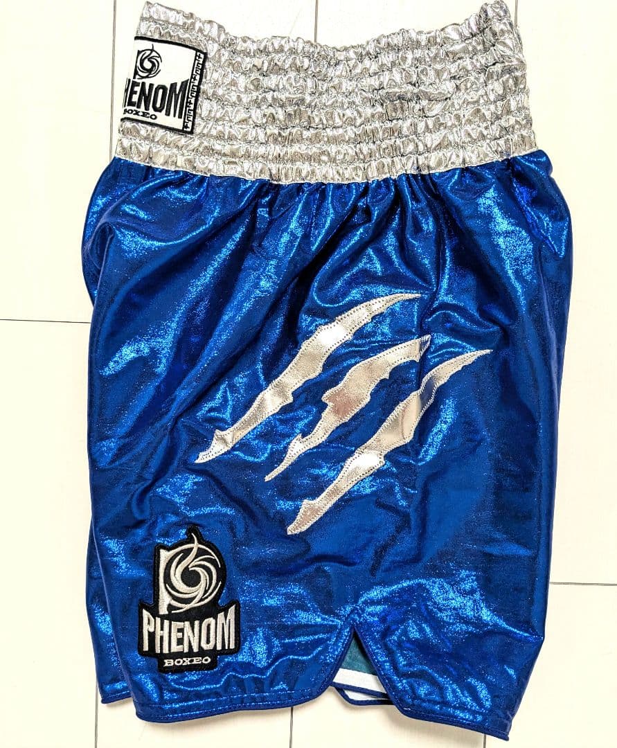 未使用LサイズPHENOMボクシング キックボクシング ラメ生地ロングショーツ