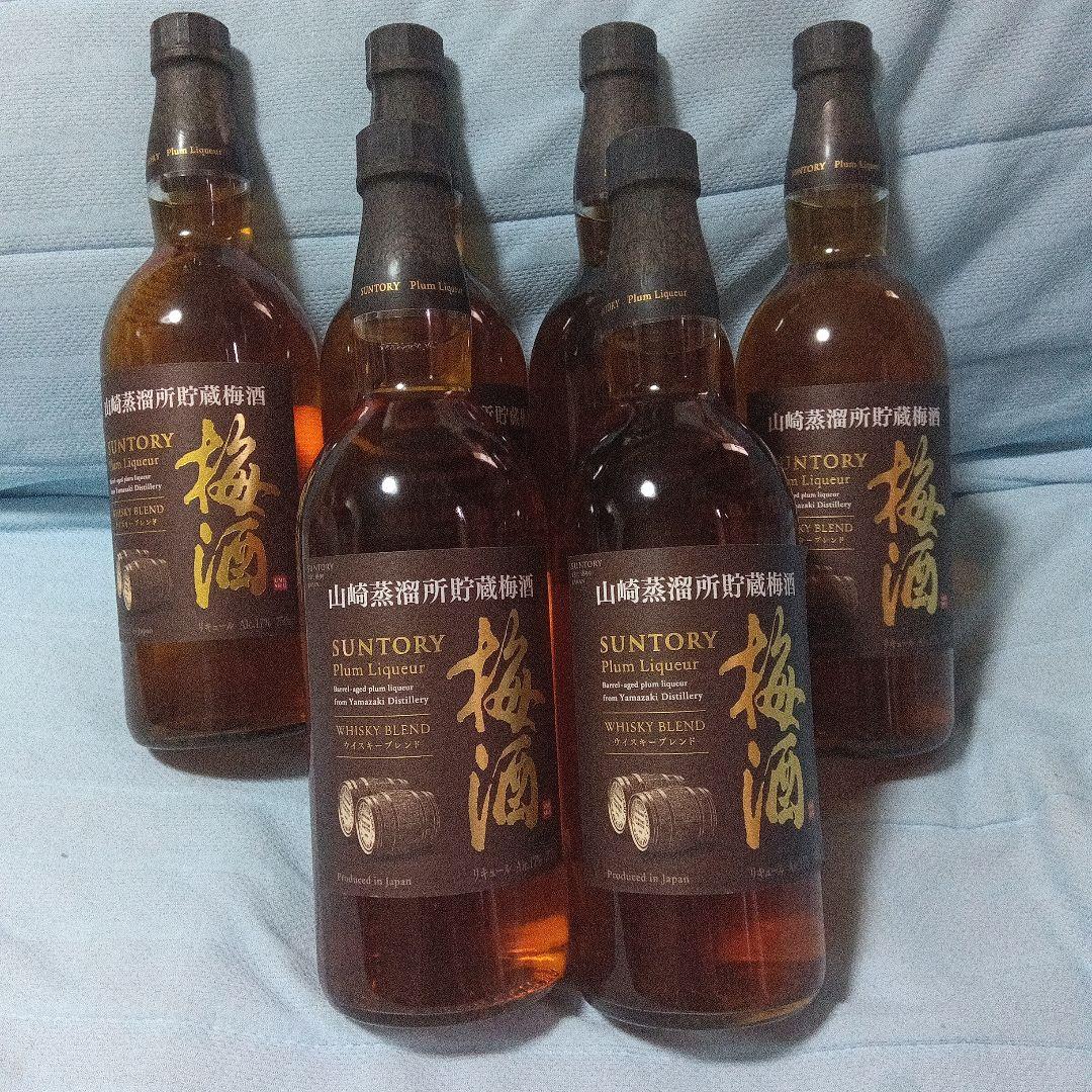 【新品】サントリー　山崎蒸留所梅酒　ウイスキーブレンド　６本　７５０ml　梅酒
