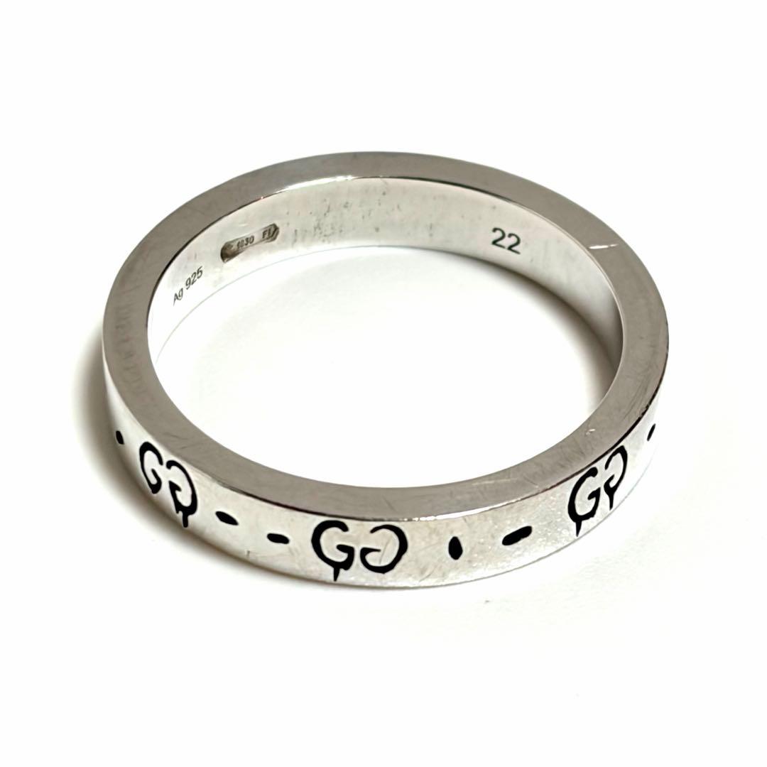 GUCCI リング ゴースト GGロゴ スカル シルバー925 アクセサリー