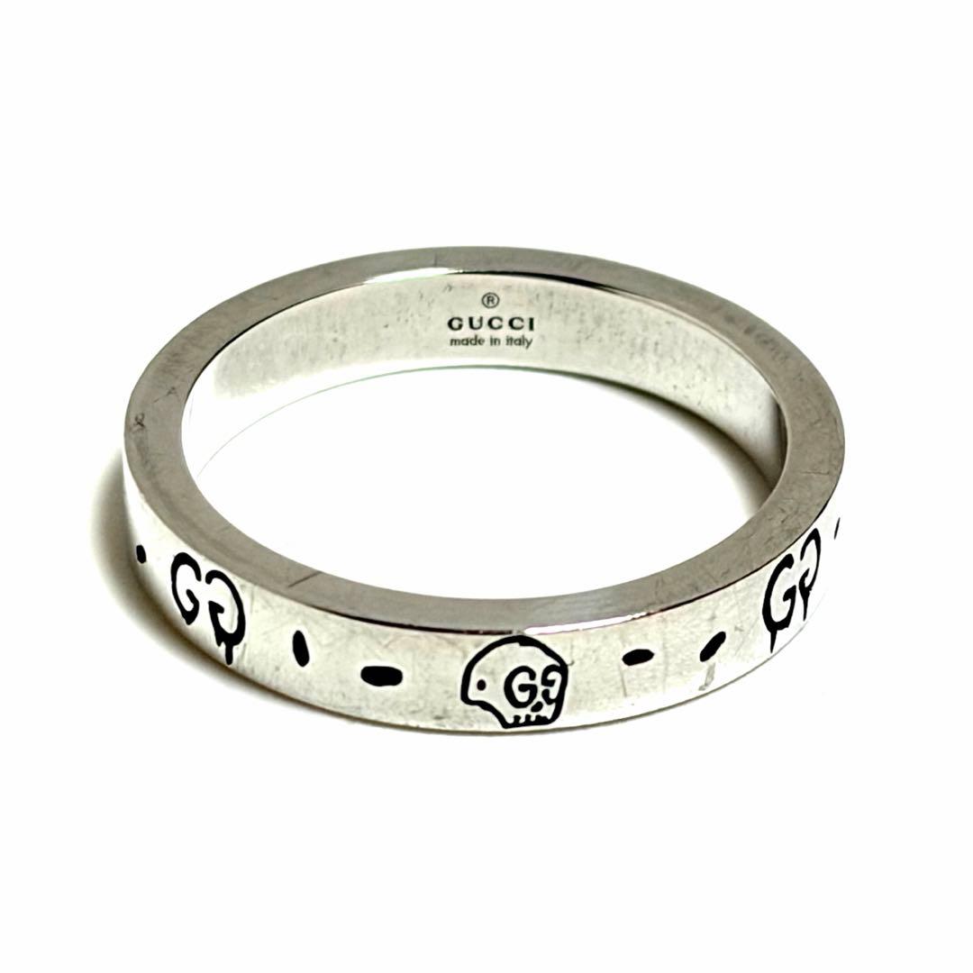 GUCCI リング ゴースト GGロゴ スカル シルバー925 アクセサリー
