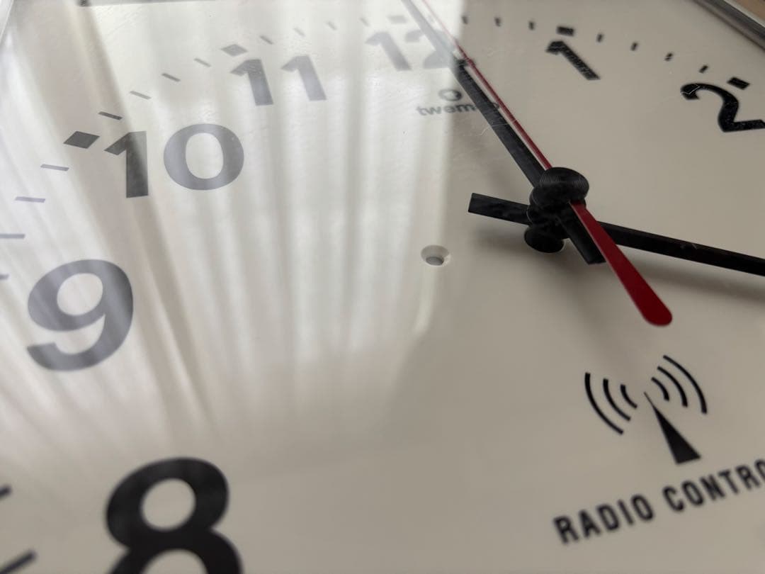 twemcoパタパタ電波時計 RC-12 WHITE