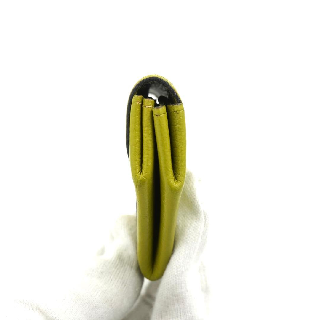 ✨未使用展示品✨　HERMES ケース　小銭入れ　ル・ヴァンキャトル　黄緑