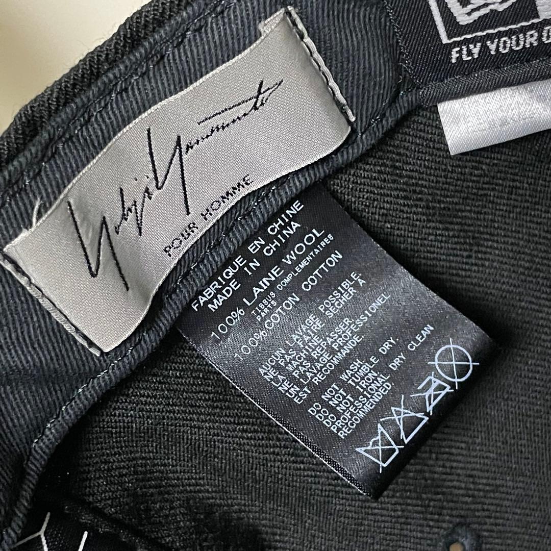 Yohji Yamamoto × New Era メタルプレート　ウール cap