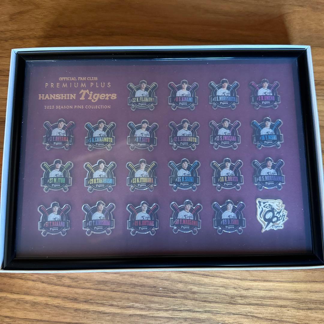 阪神タイガース　ファンクラブ応援デーピンズ　プレミアムプラス会員特典