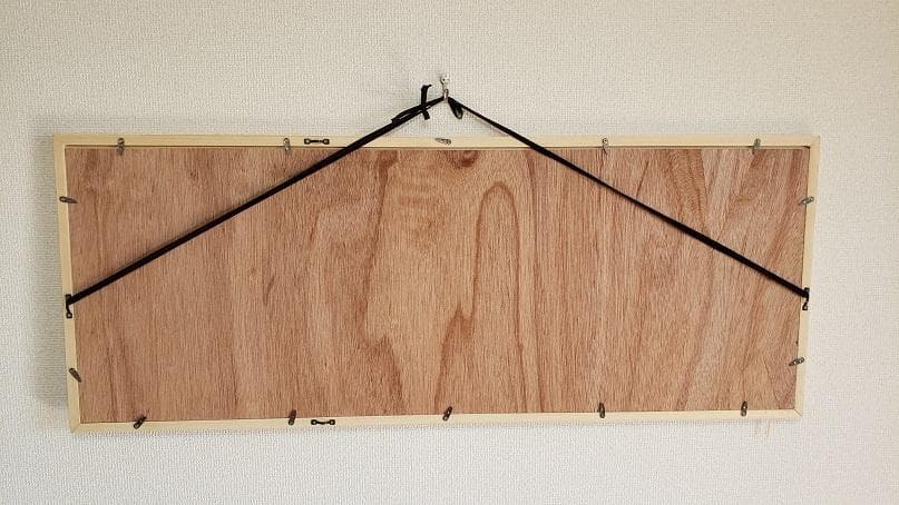 CABC 84cm x 59cmの厚さ1mmくらいの厚紙をお飾りいただく額