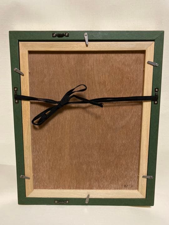 秋瞑菊　色紙画