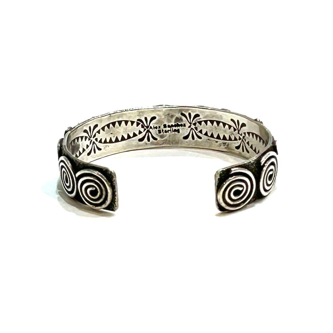 美品 ナバホ族 Alex Sanchez アレックス サンチェス バングル