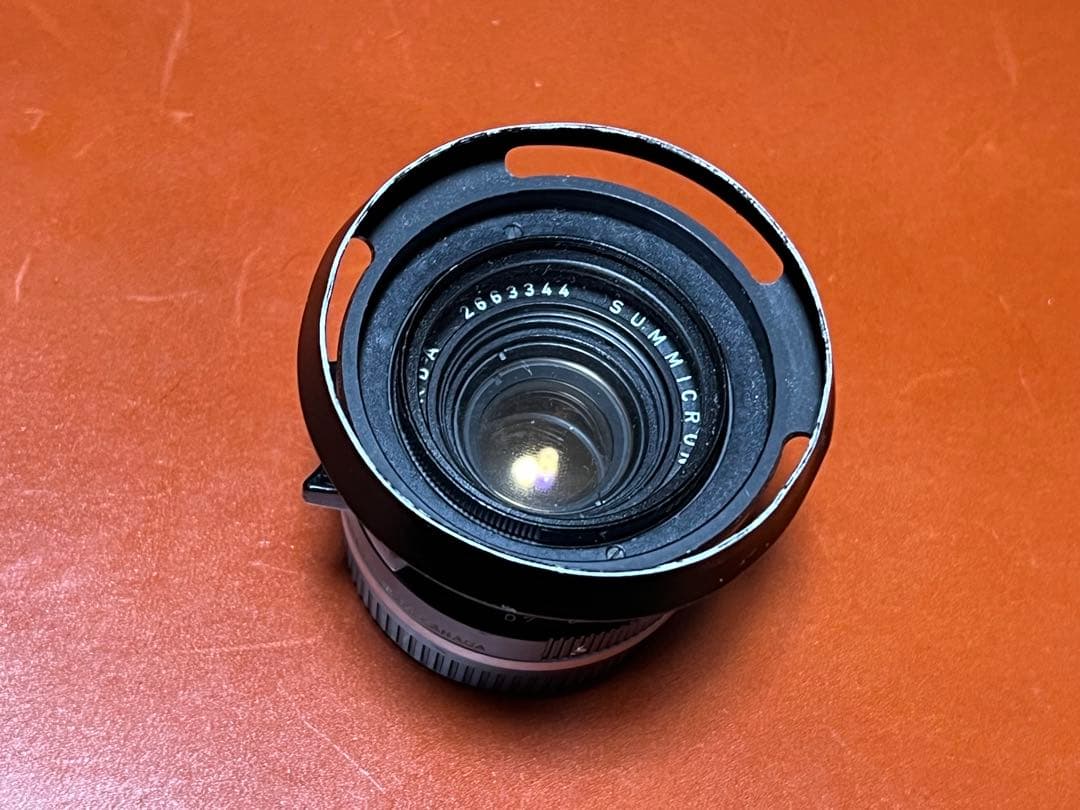 ライカズミクロン35mm 2F フード付第2世代6枚玉