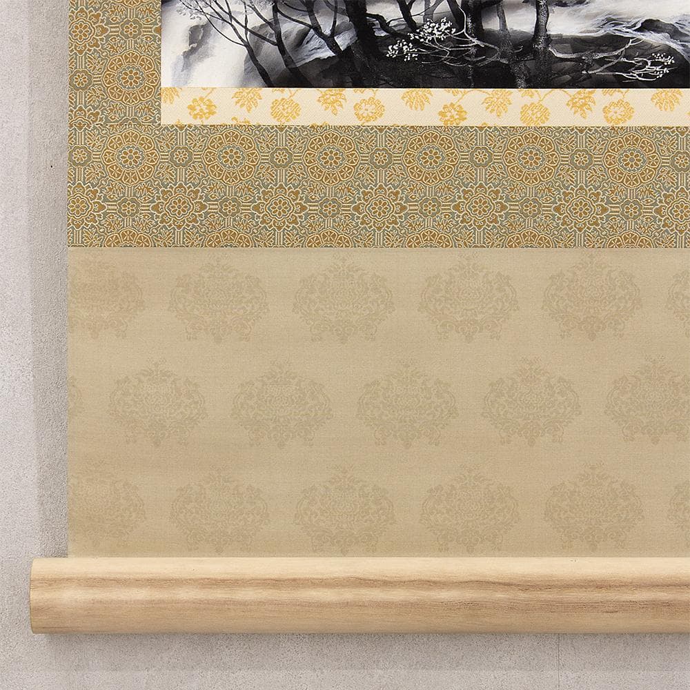 掛軸 横幅 吉村醇三郎「渓」共箱 伊東深水・奥田元宋に師事