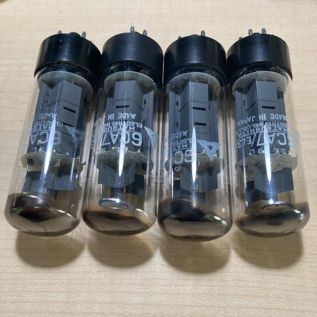 松下 6CA7/EL34 真空管 4本 日本製
