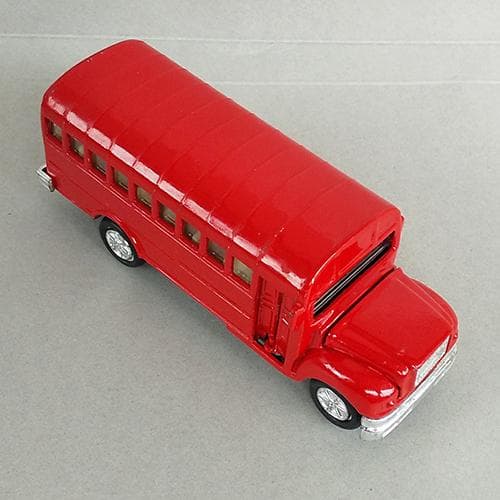 ボンネットバス 全長12cm ダイキャスト製 プルバック 希少 レア 中古