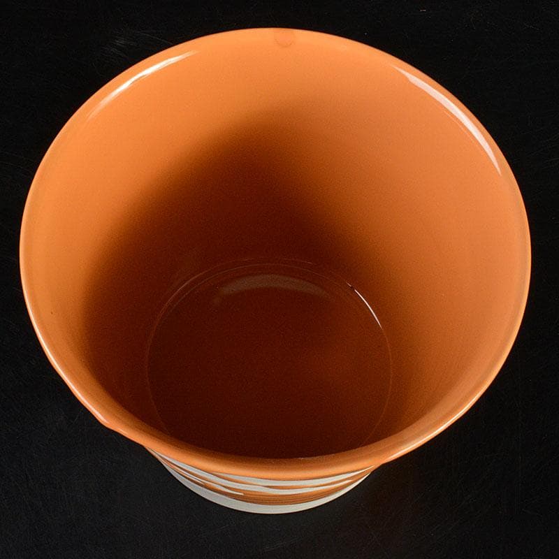 九谷焼　徳田順子(四代八十吉)作　水指　花器　共箱　C　6742C