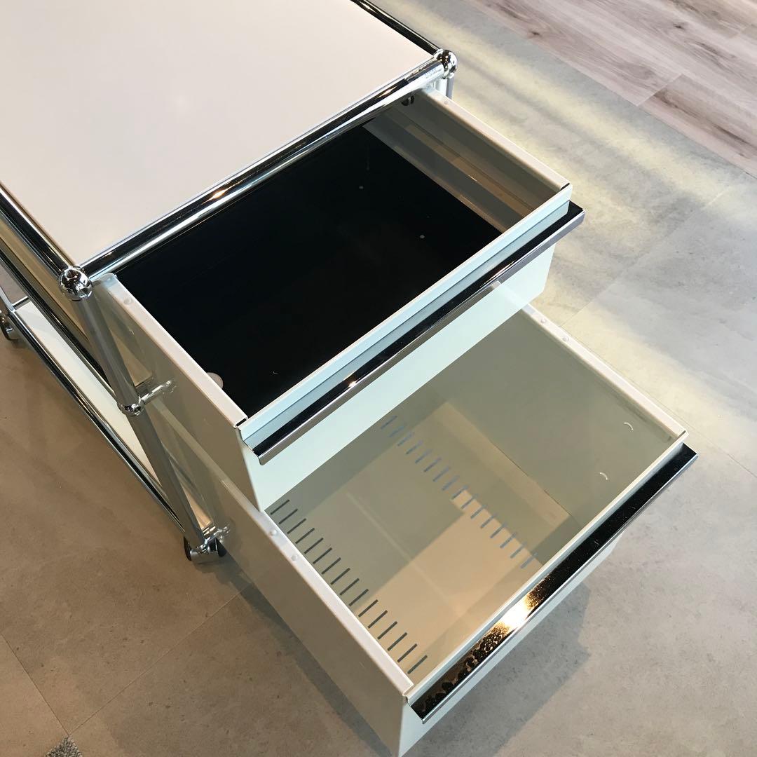 USM ハラー ロールボーイ 2段 キャスター ワゴン