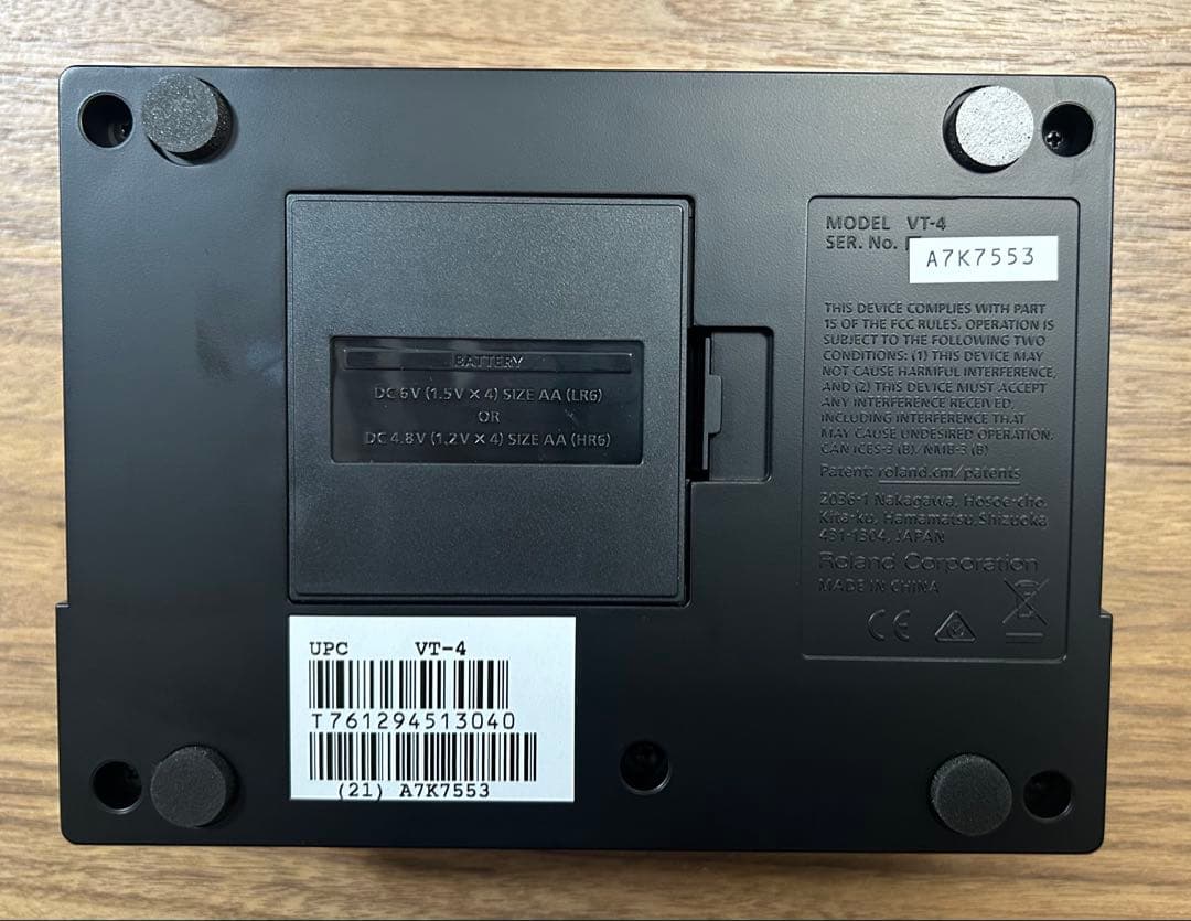 【ほぼ新品】Roland VT-4 ボイストランスフォーマー