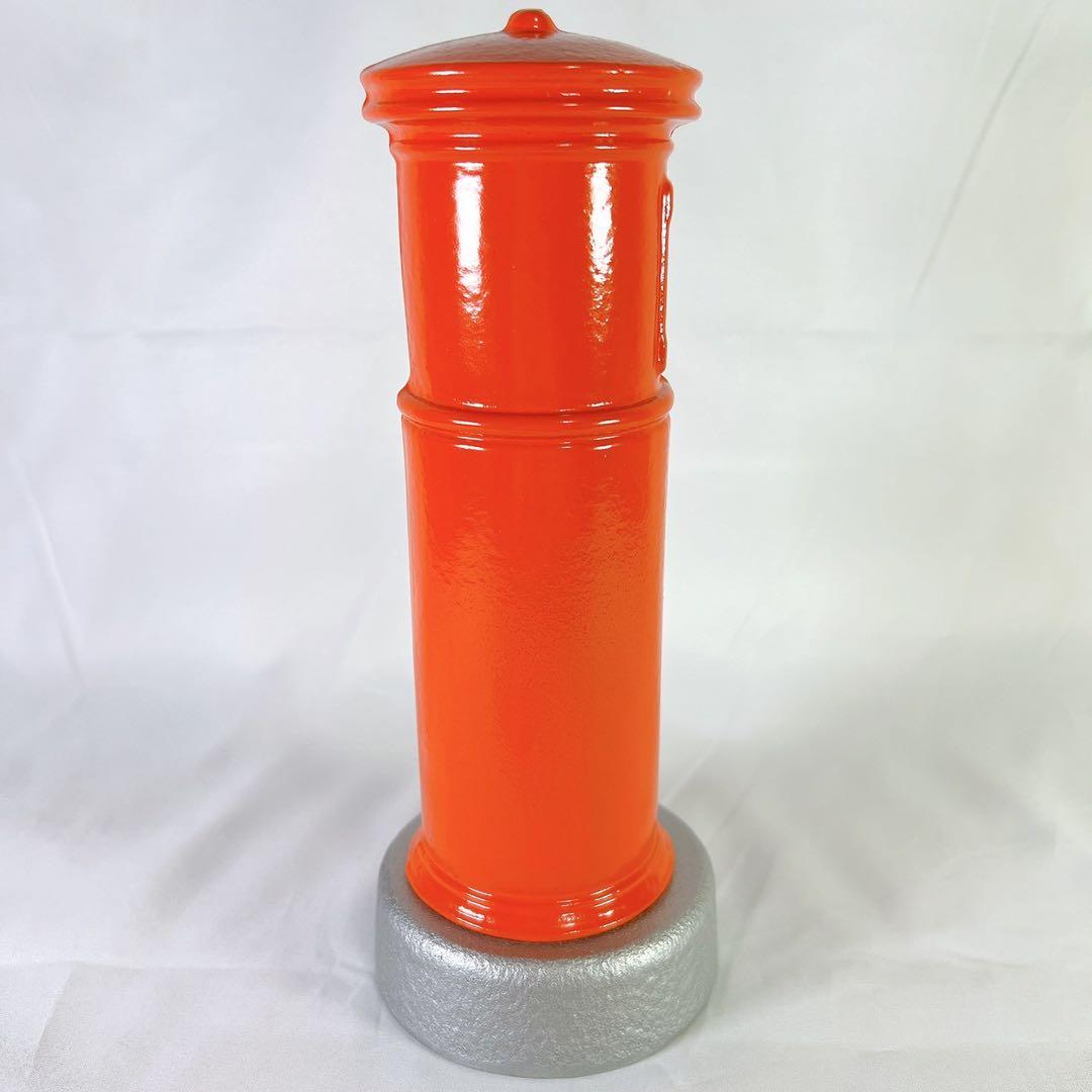 【南部鉄器】昭和レトロ貯金箱　郵便ポスト型　岩鋳鋳造所　iwachu