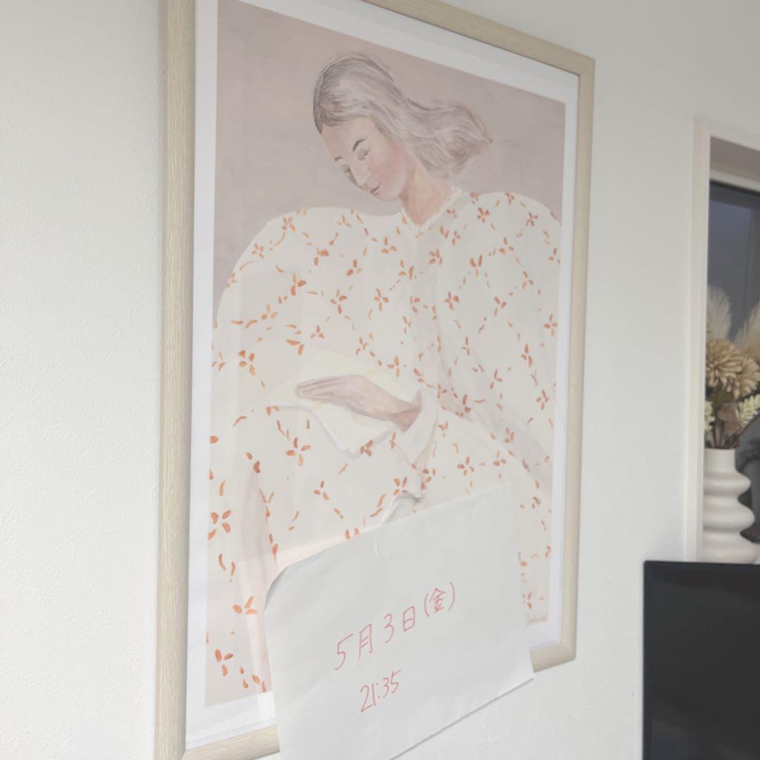 マダム 風 アートポスター ポリエステル素材　希少　激レア