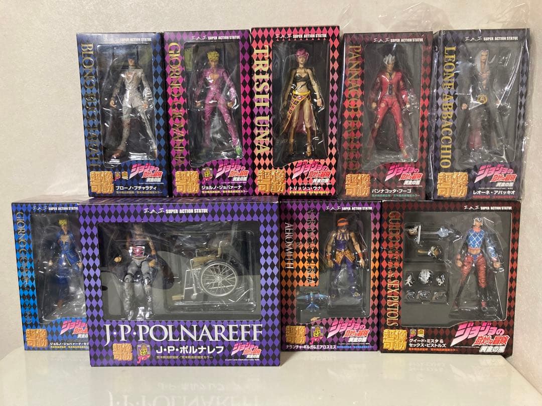 さとにゃ様用　ジョジョの奇妙な冒険　黄金の風　マフィア、スタンドセット