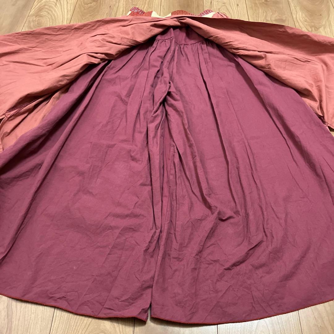 KAPITAL キャピタル ギャッベ オーロラ エプロン パンツ　1