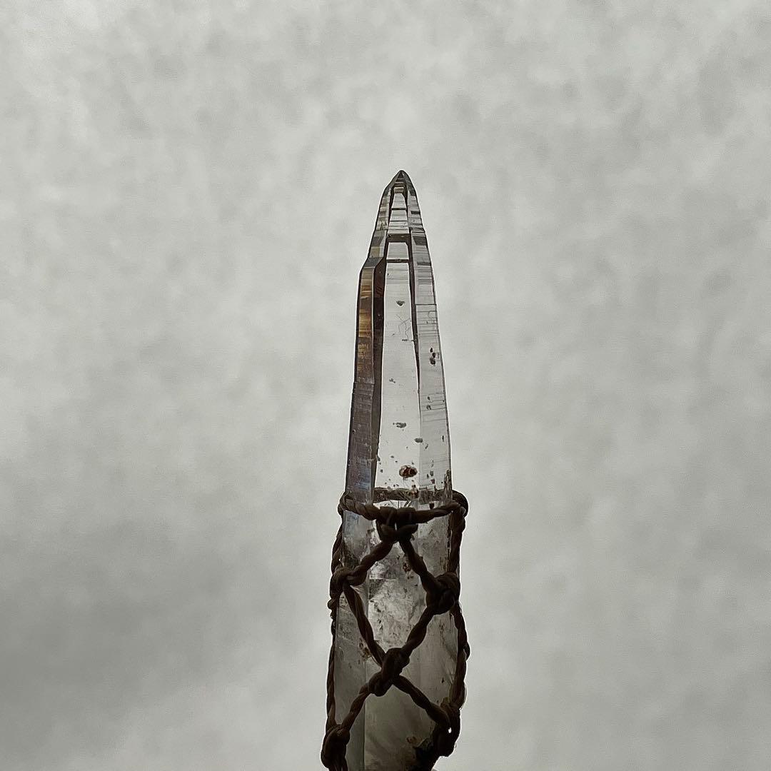 ヒマラヤ水晶 ガネッシュヒマール ＊ マクラメネックレス ペンダント 21